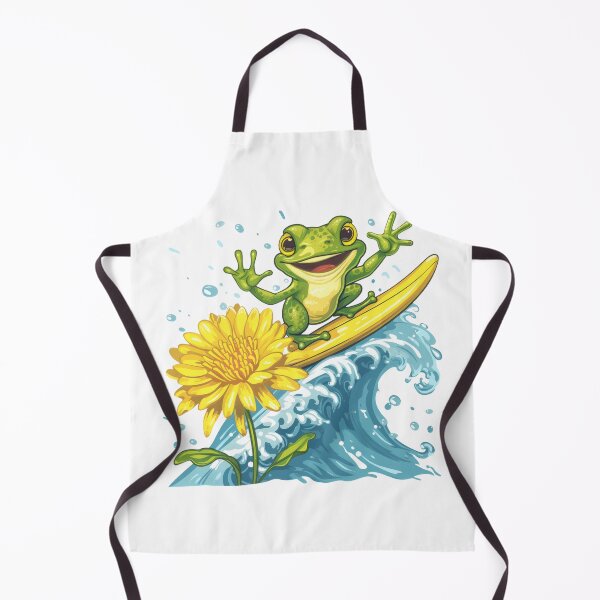 Item preview, Dandelion frog surfs designed and sold by FlowersColorful.