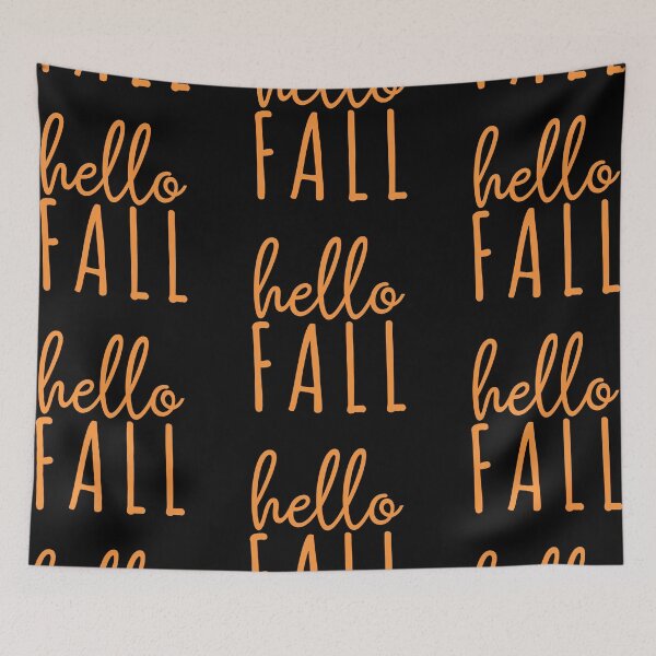 Item preview, Hello Fall - Black designed and sold by WhispersInspire.