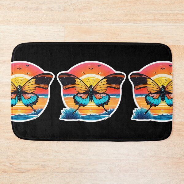 Item preview, Colored Sunset Butterfly on a Beach with Hawaiian Sunset designed and sold by NautiChic.