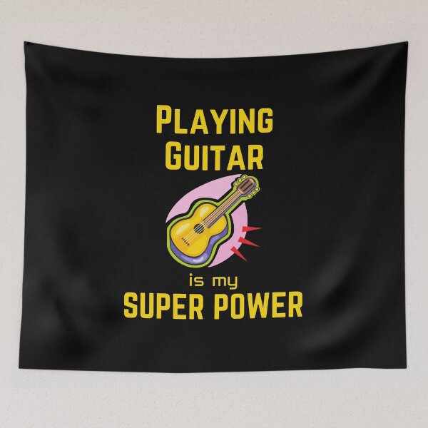 Item preview, Playing Guitar is my superpower designed and sold by annoying-shirts.