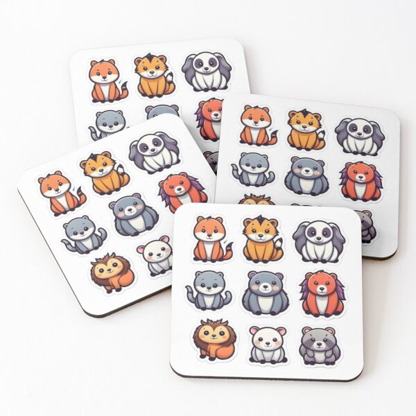 Item preview,  animal stickers designed and sold by KARVCRAFTS .