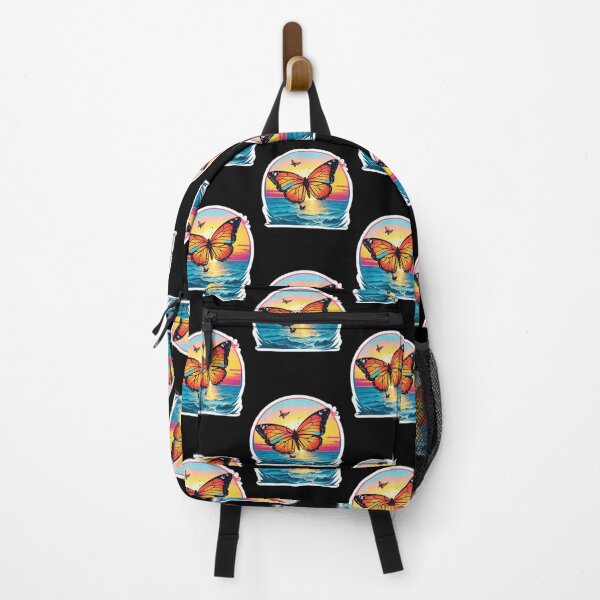 Item preview, Colored Sunset Butterflies on a Beach with Hawaiian Sunset designed and sold by NautiChic.