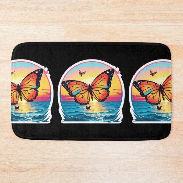 Item preview, Colored Sunset Butterflies on a Beach with Hawaiian Sunset designed and sold by NautiChic.