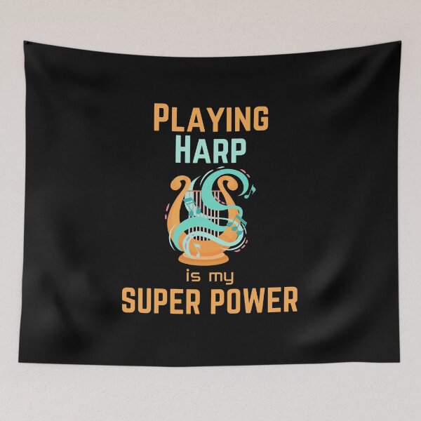 Item preview, Playing Harp is my superpower designed and sold by annoying-shirts.