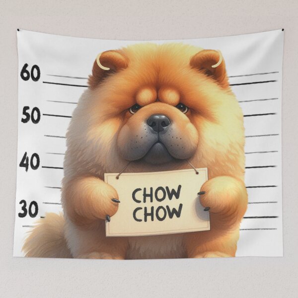 Item preview, Angry and sad dog Chow Chow designed and sold by Vilemo.