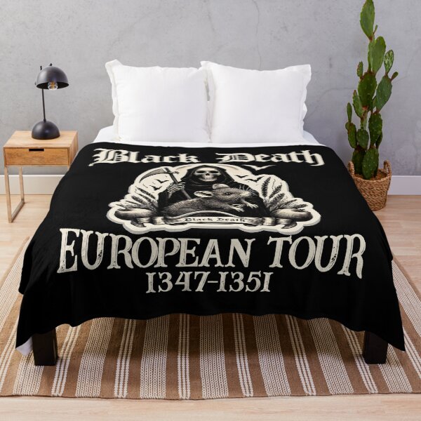 Item preview, Black Death European Tour 1347-1351, Death And Rat designed and sold by cuteeshop.