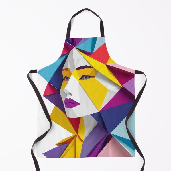 Item preview, Geometric Woman Portrait Illustration designed and sold by MakeInShop.
