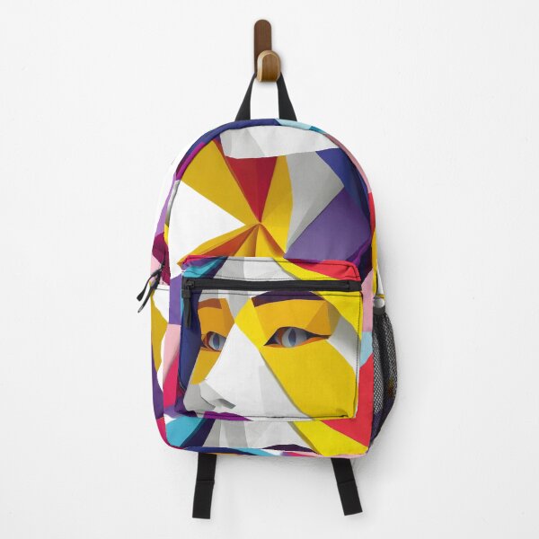 Item preview, Geometric Woman Portrait Illustration designed and sold by MakeInShop.
