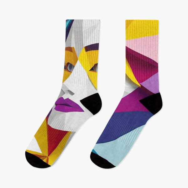 Item preview, Geometric Woman Portrait Illustration designed and sold by MakeInShop.