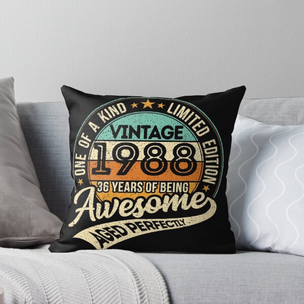 Item preview, One of a kind - Vintage 1988 - 36 years of being awesome - aged perfectly - limited edition - 2024 birthday designed and sold by oudinmeissArt.
