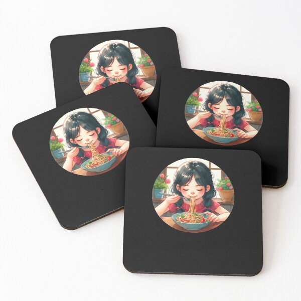 Item preview, Girl Eating Spaghetti designed and sold by Azrora.