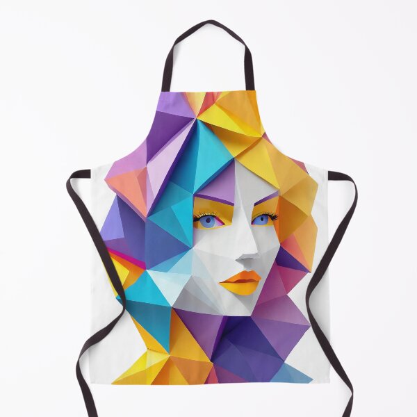 Item preview, Geometric Woman Portrait Illustration designed and sold by MakeInShop.