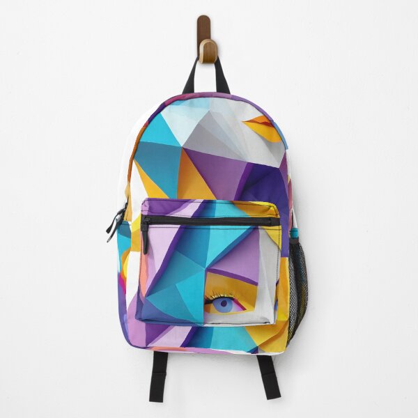 Item preview, Geometric Woman Portrait Illustration designed and sold by MakeInShop.