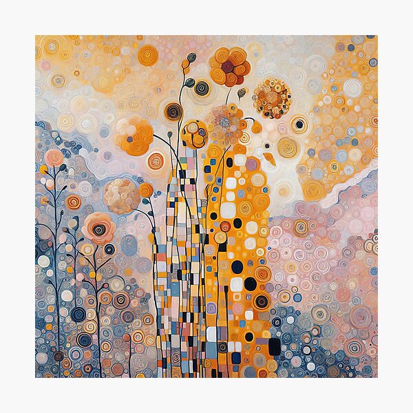 Item preview, Gustav Klimt Flowers designed and sold by maniacfitness.