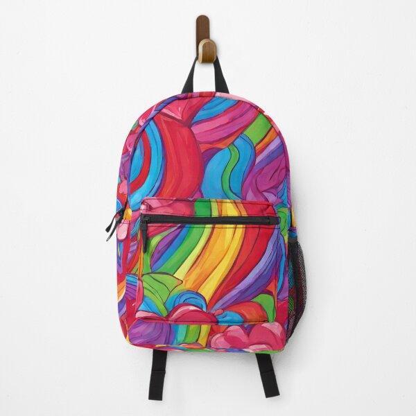 Item preview, Colourful hearts on coloured background designed and sold by Vilemo.