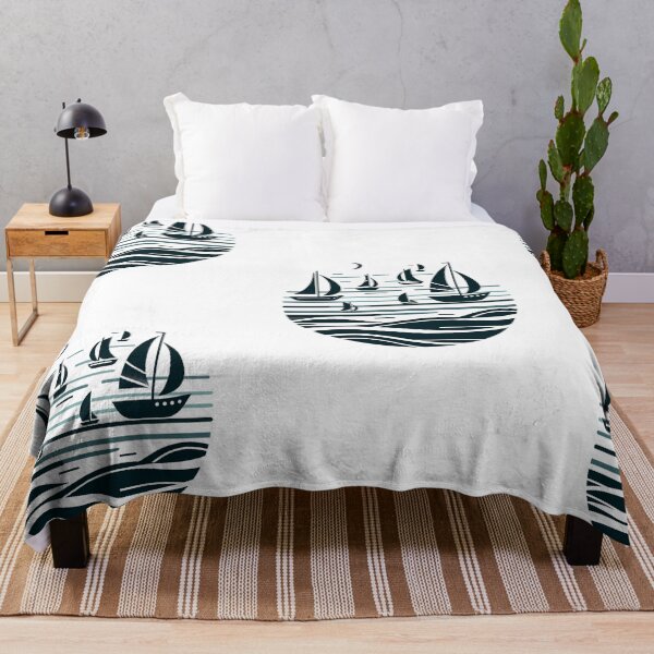 Item preview, Midnight Maritime Dreams - Peaceful Sailboat Ensemble Art designed and sold by SADStyleDesigns.