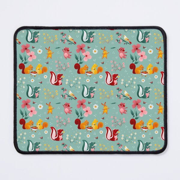 Item preview, Spring pattern with animals, floral pattern designed and sold by Margherita Passarini.