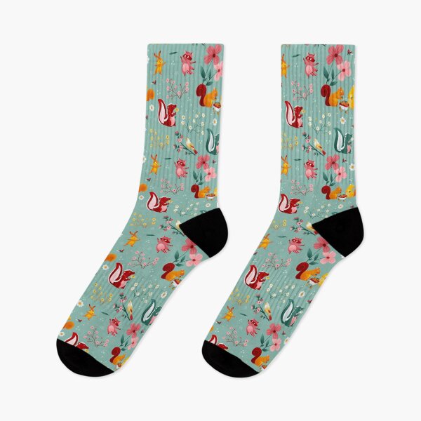 Item preview, Spring pattern with animals, floral pattern  designed and sold by Margherita Passarini.