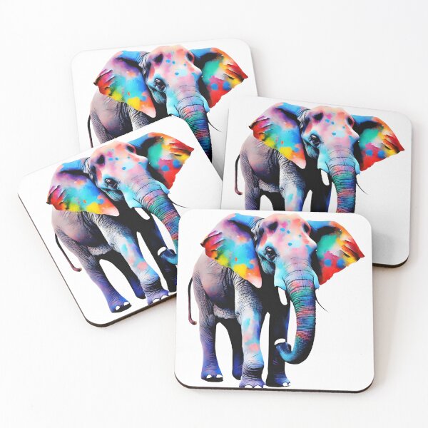 Item preview, Painted elephant designed and sold by MarkPicasso.