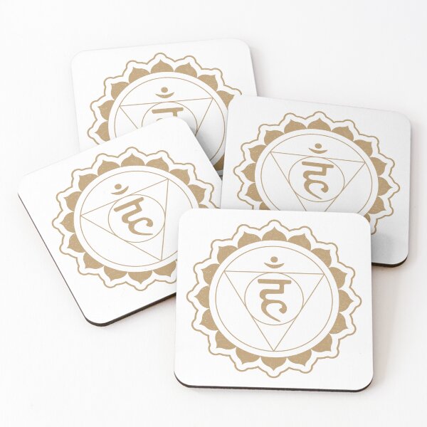 Item preview, Throat Chakra Mandala - Snow + Fawn designed and sold by Irene Estelle.