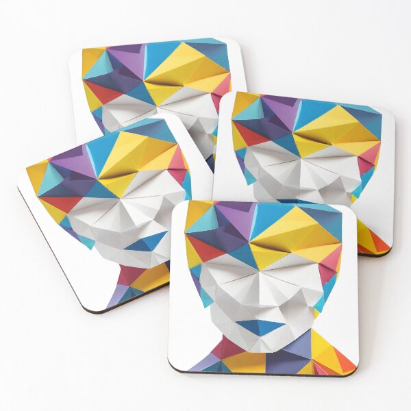 Item preview, Geometric Woman Portrait Illustration designed and sold by MakeInShop.