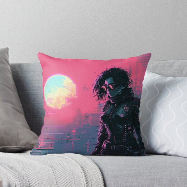 Item preview, Synthpop 80s Retrowave Girl In Glasses designed and sold by Nightarcade.