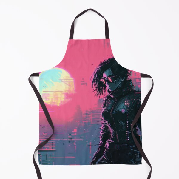 Item preview, Synthpop 80s Retrowave Girl In Glasses designed and sold by Nightarcade.