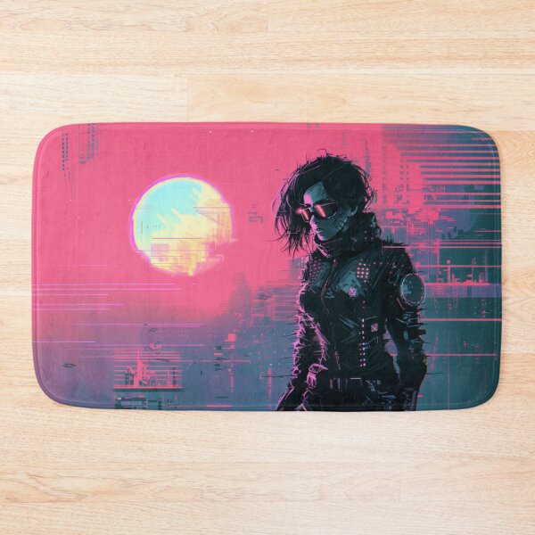 Item preview, Synthpop 80s Retrowave Girl In Glasses designed and sold by Nightarcade.