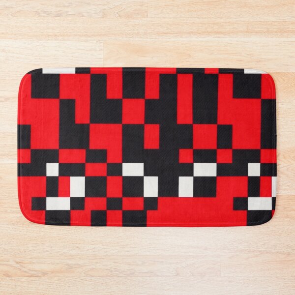 Item preview, Red and Black Checkers, bold pattern designed and sold by CoolPixels.