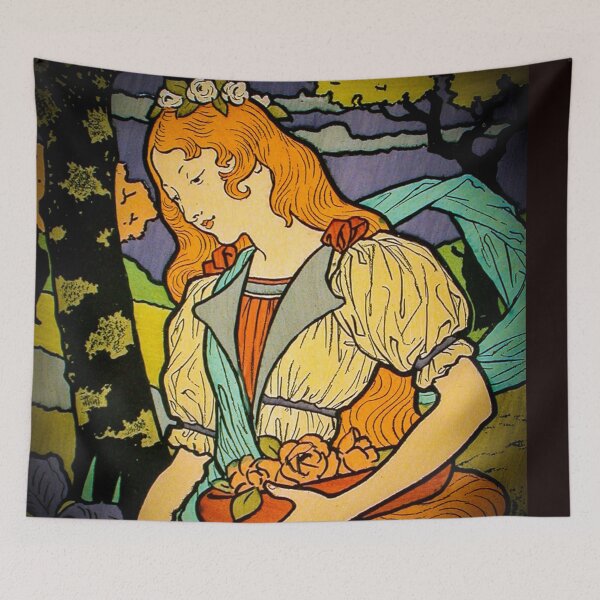 Item preview, Art Nouveau designed and sold by lobodelnoir.