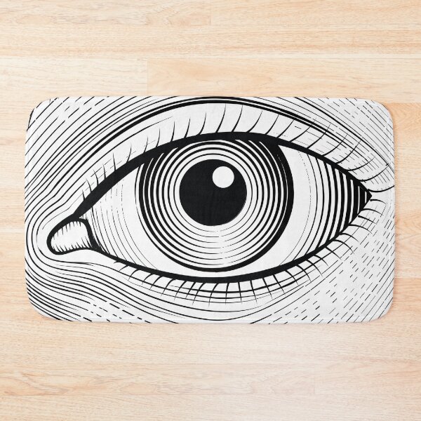 Item preview, Eye of Intrigue: Detailed Sketch Engraving of the Human Eye designed and sold by OpsDesing.
