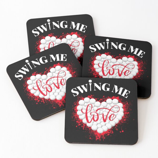 Item preview, Funny valentine's Swing me love golf swing trainer heart-themed  designed and sold by MotivaChic.