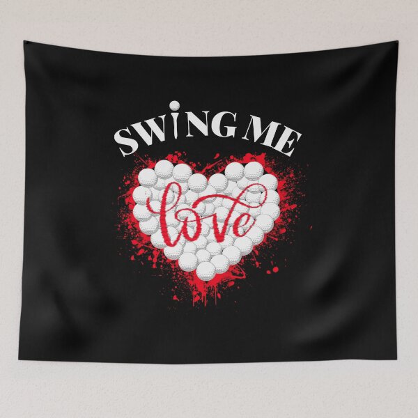 Item preview, Funny valentine's Swing me love golf swing trainer heart-themed  designed and sold by MotivaChic.