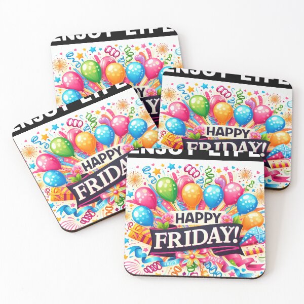 Item preview, Happy Friday-Enjoy Life Design designed and sold by Focus-Photo-PG.