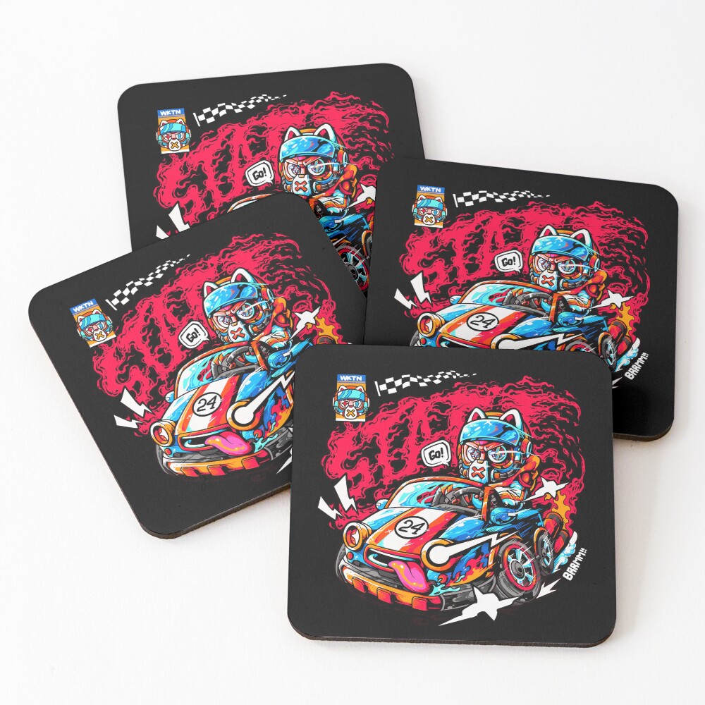 Item preview, Coasters (Set of 4) designed and sold by Woketoon.