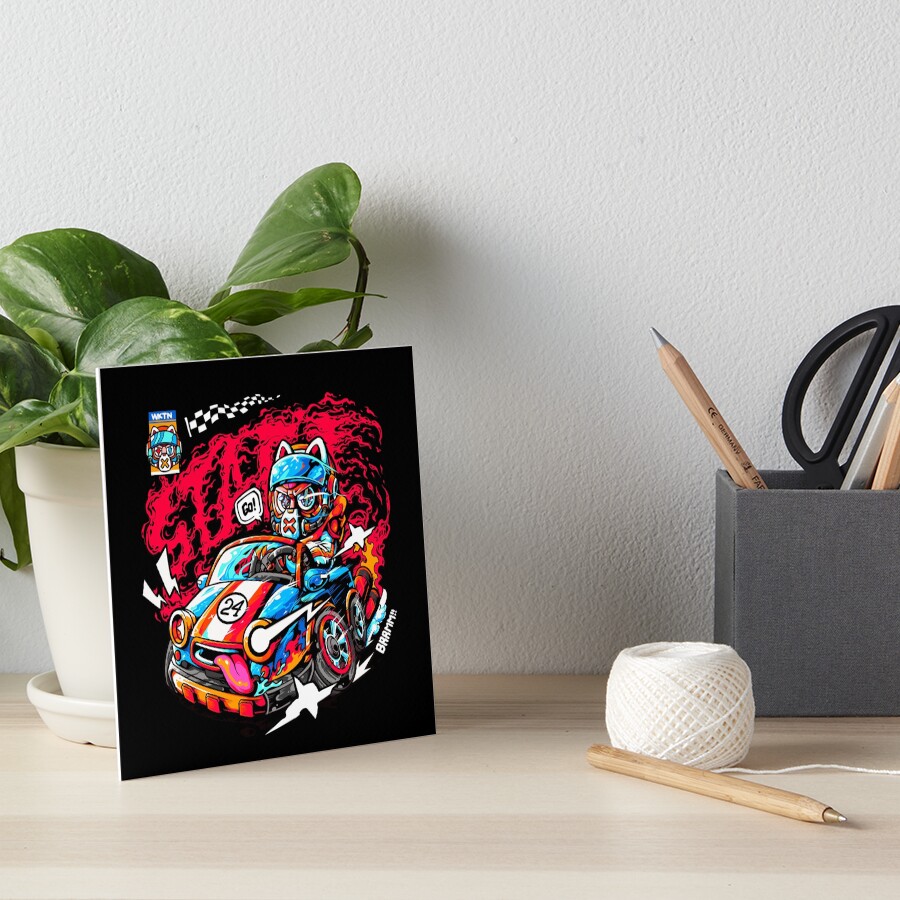 Item preview, Art Board Print designed and sold by Woketoon.