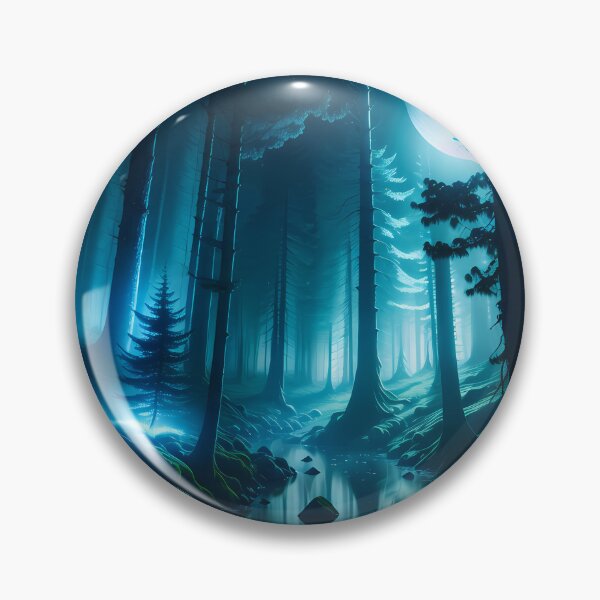 Item preview, Luminescent Whispers: Mystical Moonlit Forest designed and sold by PureSavagery.