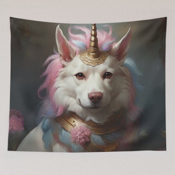 Item preview, Whimsy Paws: Unicorn Dreamer designed and sold by DoggyDream.