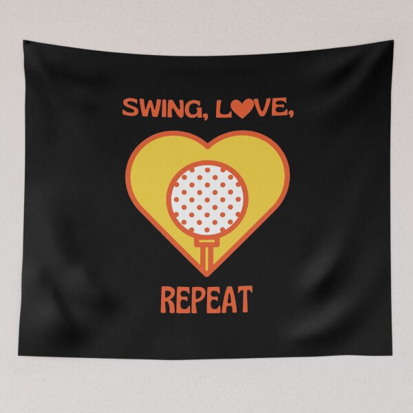 Item preview,  Funny valentine's Swing love repeat golf swing trainer heart-themed  designed and sold by MotivaChic.