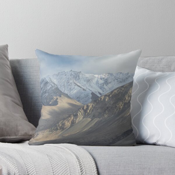 Item preview, Camels with their riders are dwarfed by snow-covered mountains. designed and sold by EAnneH.