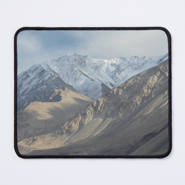 Item preview, Camels with their riders are dwarfed by snow-covered mountains. designed and sold by EAnneH.