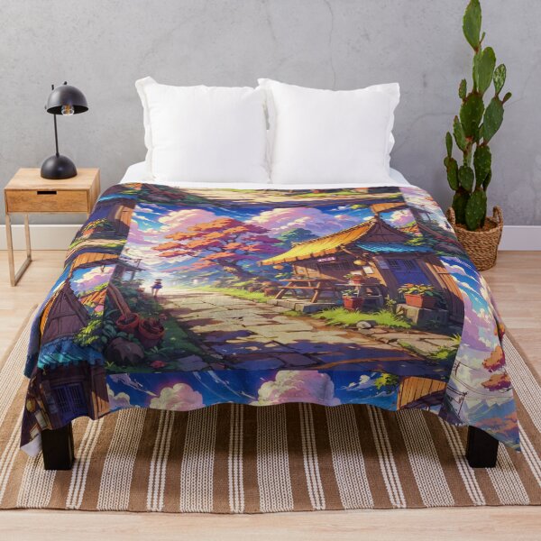 Item preview, Enchanted Japanese Sunset designed and sold by DreamBackDrops.