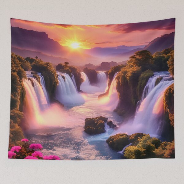 Item preview, Serene Landscape - Beautiful Waterfalls  designed and sold by Serenitia.