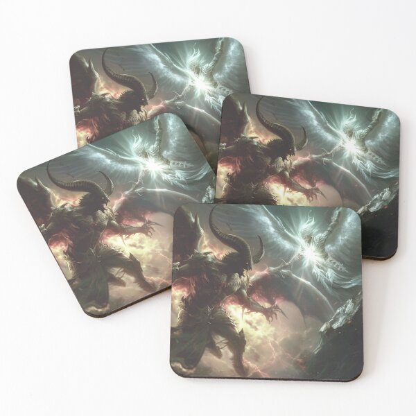 Item preview, The battle between good and evil designed and sold by Moleman-Design.