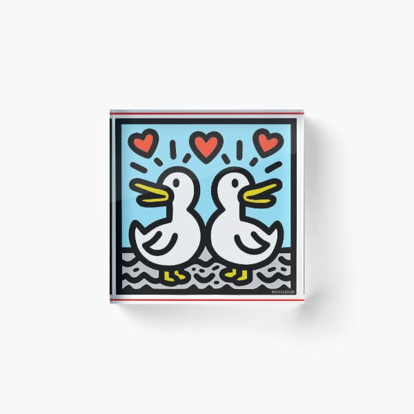 Item preview, Love ducks - Pop Art designed and sold by PickledjoArt.