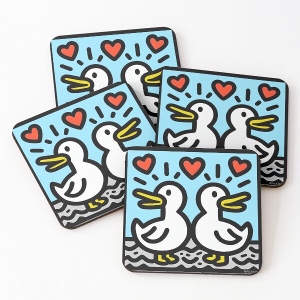 Item preview, Love ducks - Pop Art designed and sold by PickledjoArt.