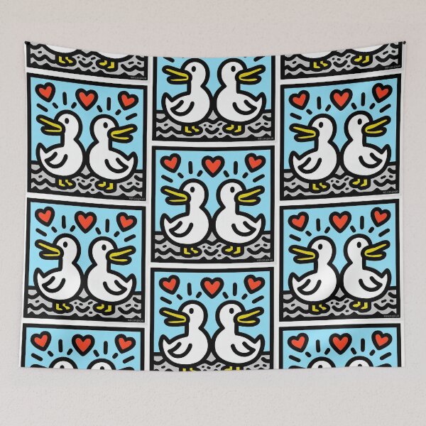 Item preview, Love ducks - Pop Art designed and sold by PickledjoArt.