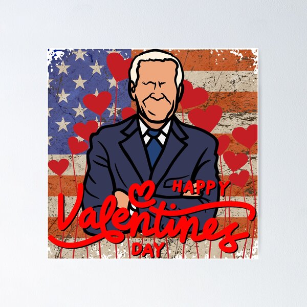Item preview, Happy valentines day Biden designed and sold by Vilemo.