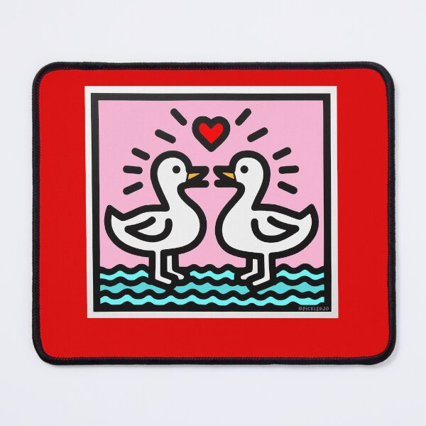 Item preview, Love ducks Pink - Pop Art designed and sold by PickledjoArt.