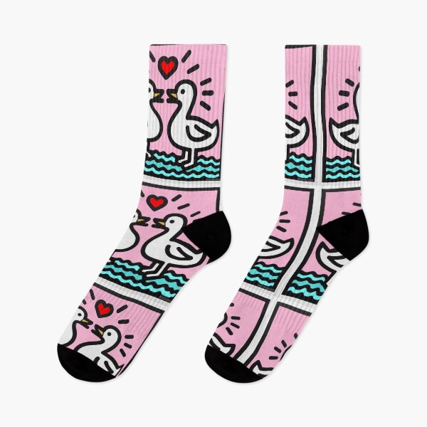 Item preview, Love ducks Pink - Pop Art designed and sold by PickledjoArt.